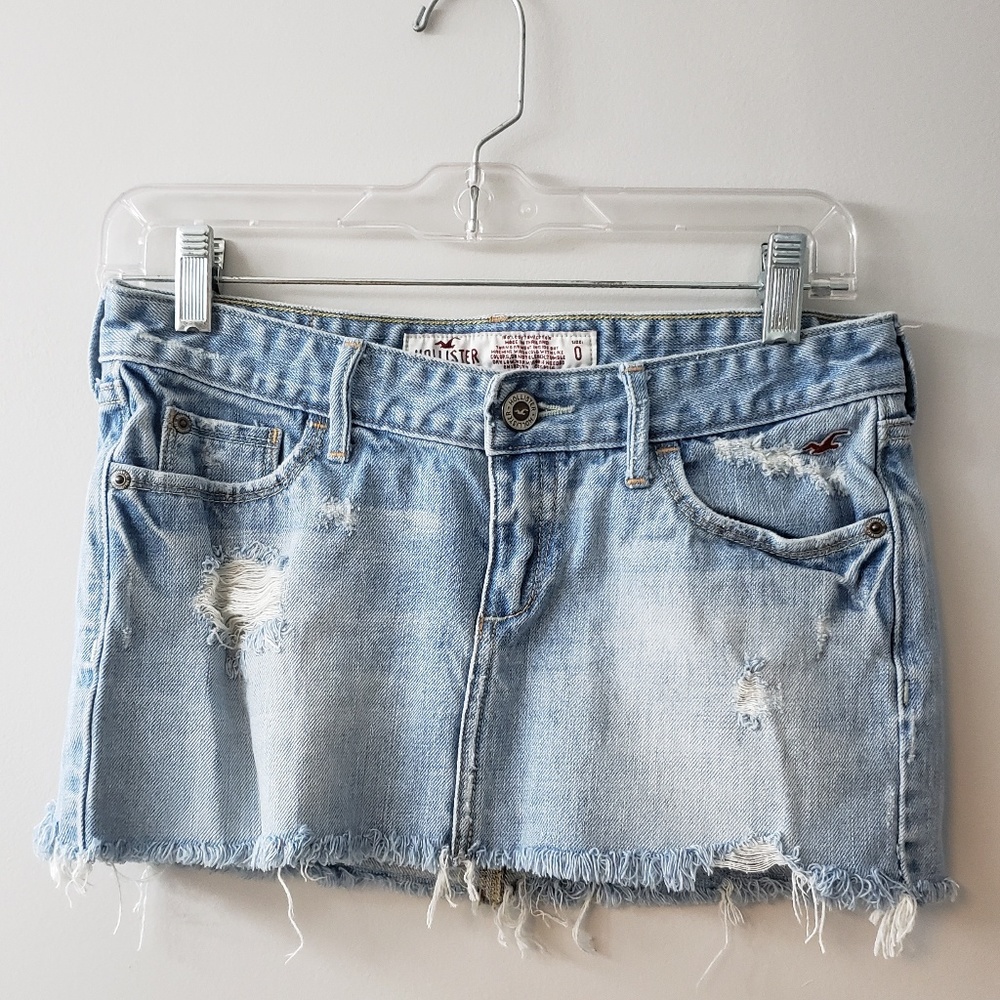 Hollister denim miniskirt